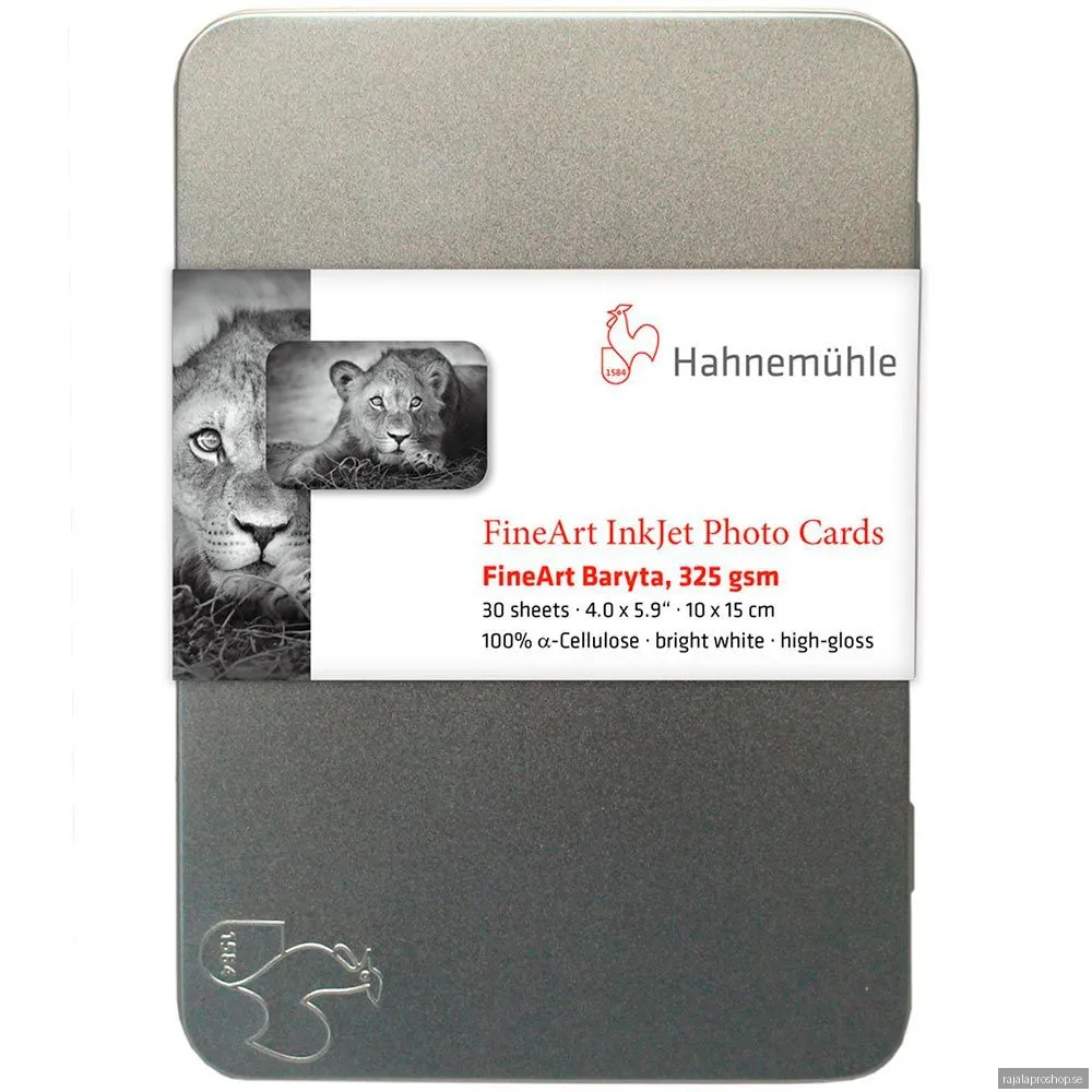Hahnemuehle FineArt Baryta Paper 325gsm 10x15 / 30