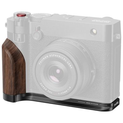 SmallRig 5266 L-Shape Mount Plate with Wooden Handle for FUJIFILM GFX100RF Black