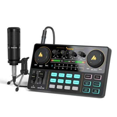 Maono Maonocaster Lite AM200 S1 Podcasting Bundle