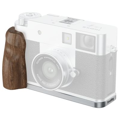 SmallRig 5223 L-Shaped Mount Plate with Wooden Handle for FUJIFILM X half Silver