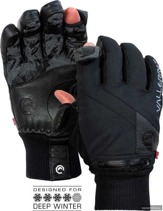 Vallerret Ipsoot Photography Glove XXL -fotohandskar, svart