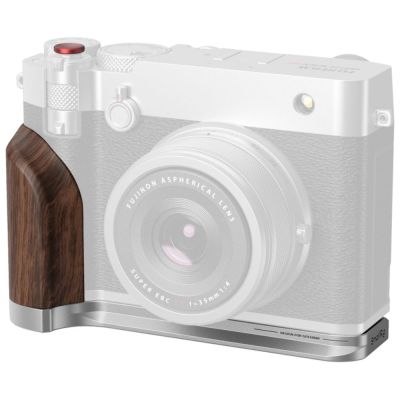 SmallRig 5265 L-Shape Mount Plate with Wooden Handle for FUJIFILM GFX100RF Silver