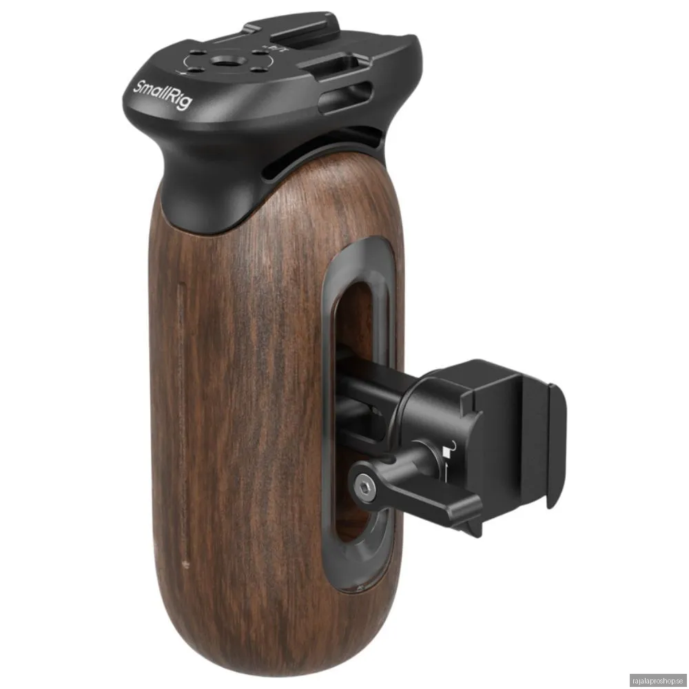 SmallRig Wooden Side Handle with NATO Clamp 5239
