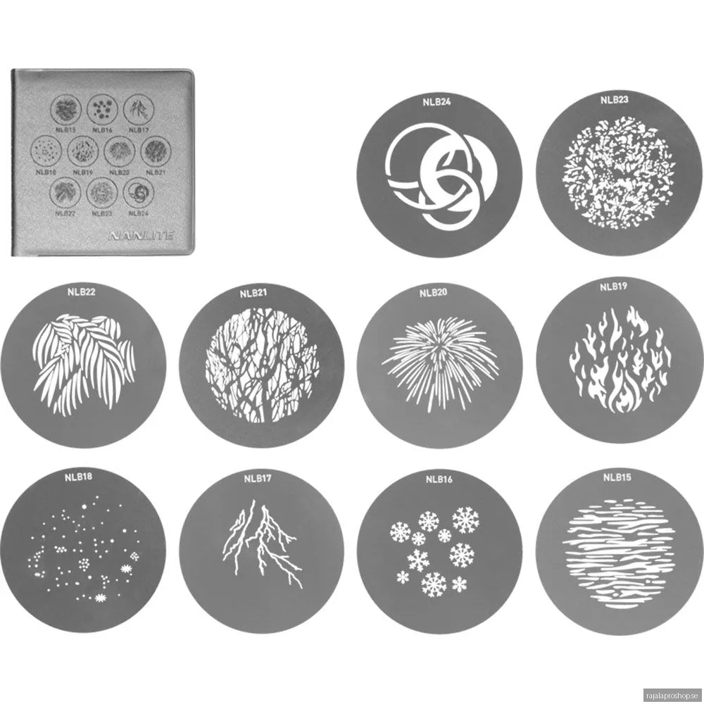 Nanlite GOBO Set 2 (PJ-BM-32/-19)