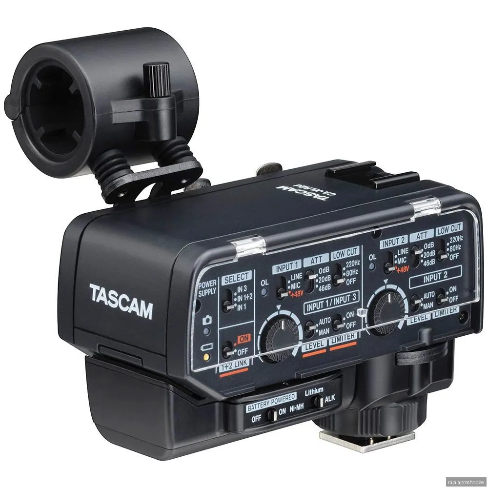 Tascam CA-XLR2d-AN XLR-mikforonadapter (Analog 3.5mm)