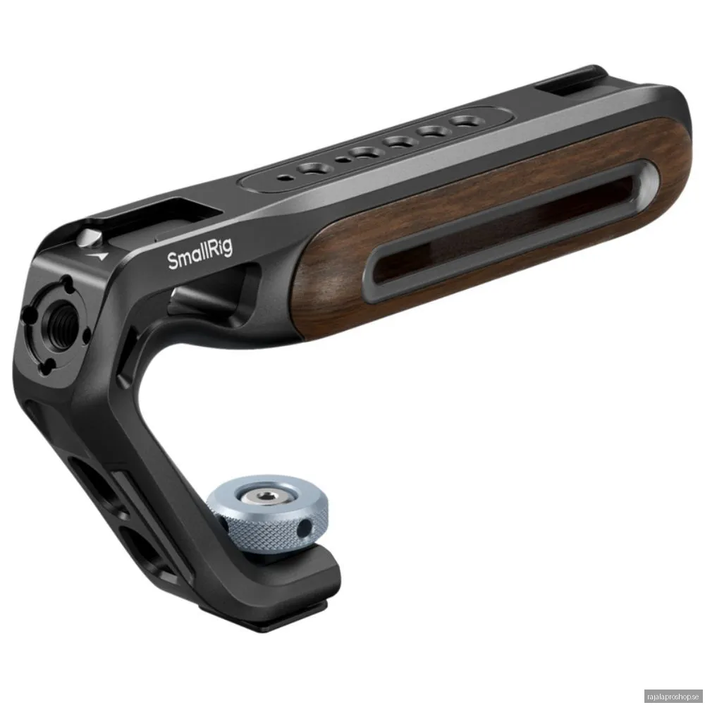 SmallRig Wooden Top Handle with Cold Shoe Mount 5250