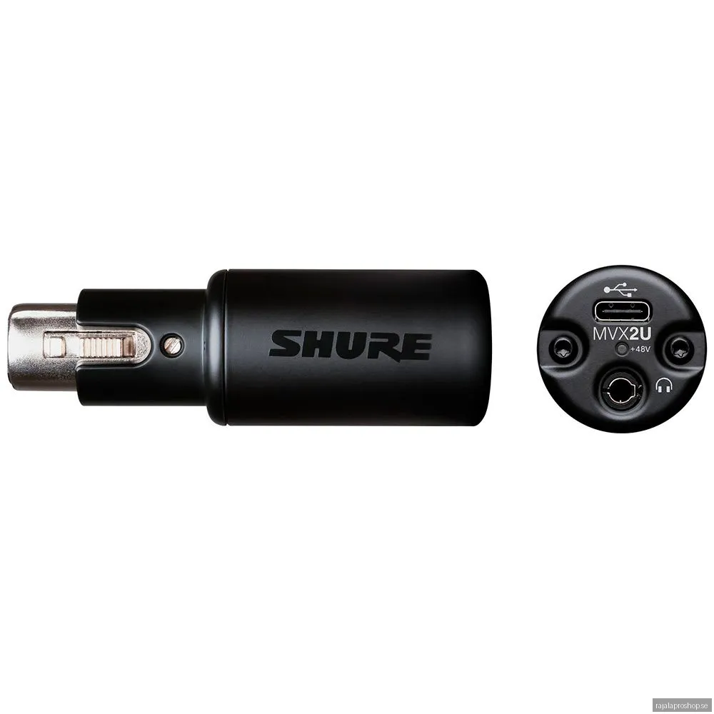 Shure MVX2U MOTIV XLR to USB Adapter