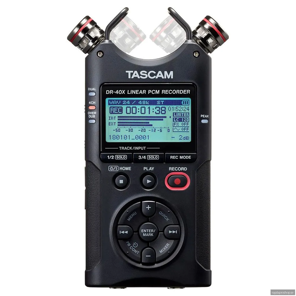 Tascam DR-40X ljudinspelare