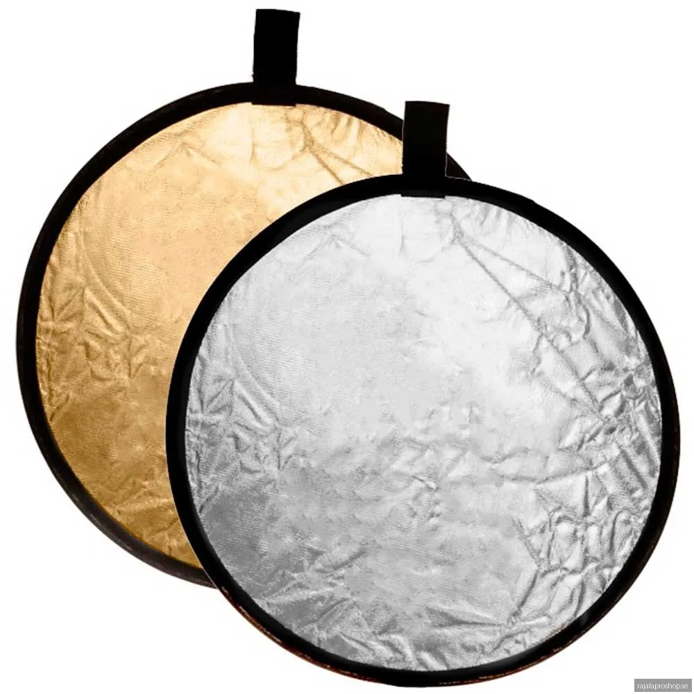 Caruba Collapsible Reflector 2-in-1 Gold / Silver 45cm