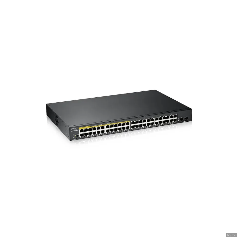 ZyXEL GS190048HPV2 48-Port Gigabit PoE+ Smart Managed Switch (170W)