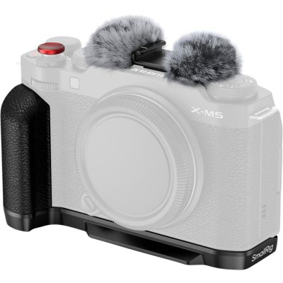 SmallRig L-Shape Mount Plate with Silicone Handle for FUJIFILM X-M5 (Black) 4876
