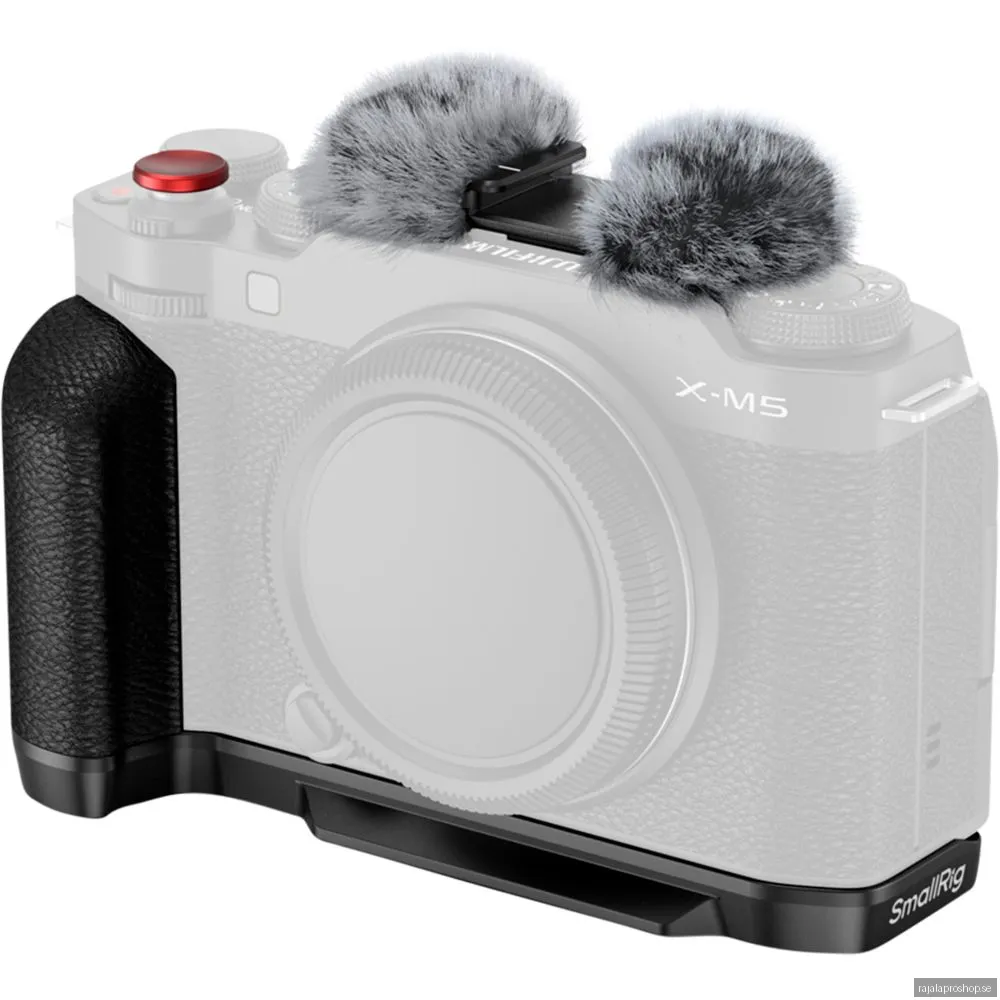 SmallRig L-Shape Mount Plate with Silicone Handle for FUJIFILM X-M5 (Black) 4876