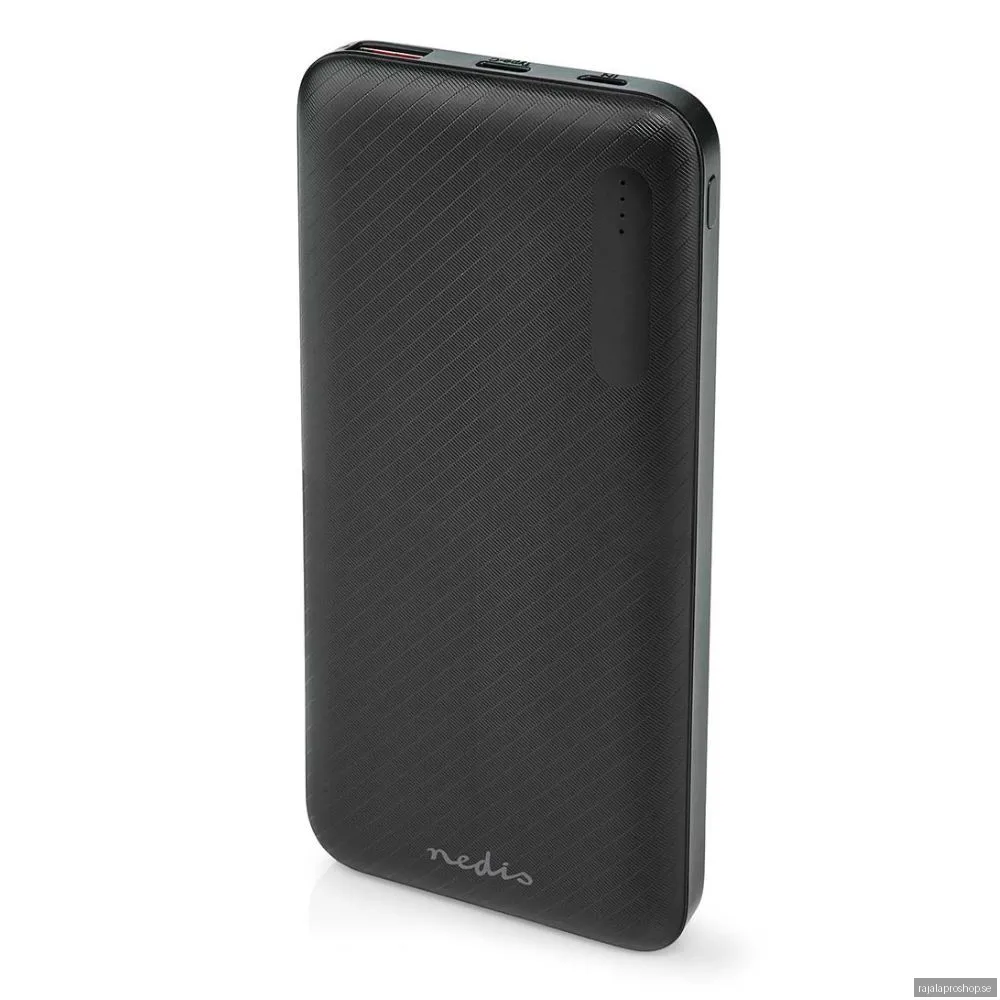 Nedis UPBKPD10000BK PowerBank - Svart - 10000 mAh