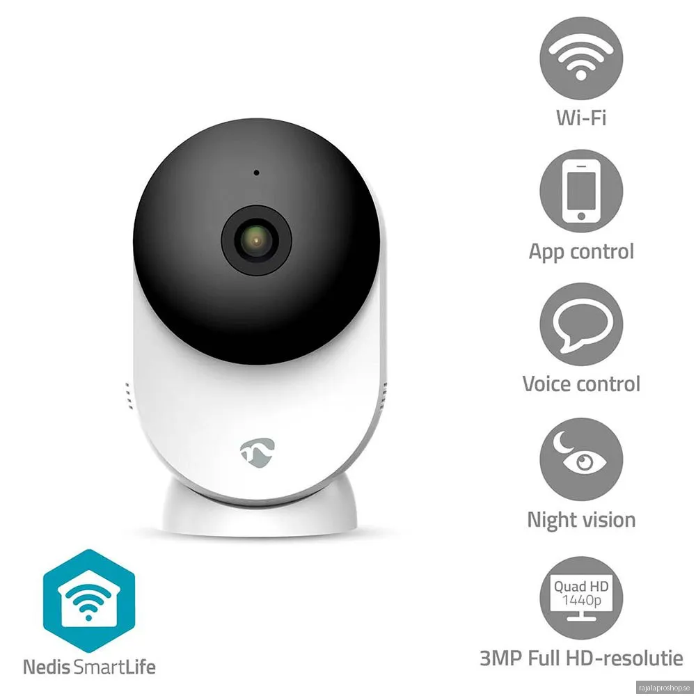 Nedis SmartLife Inomhus Kamera Wi-Fi