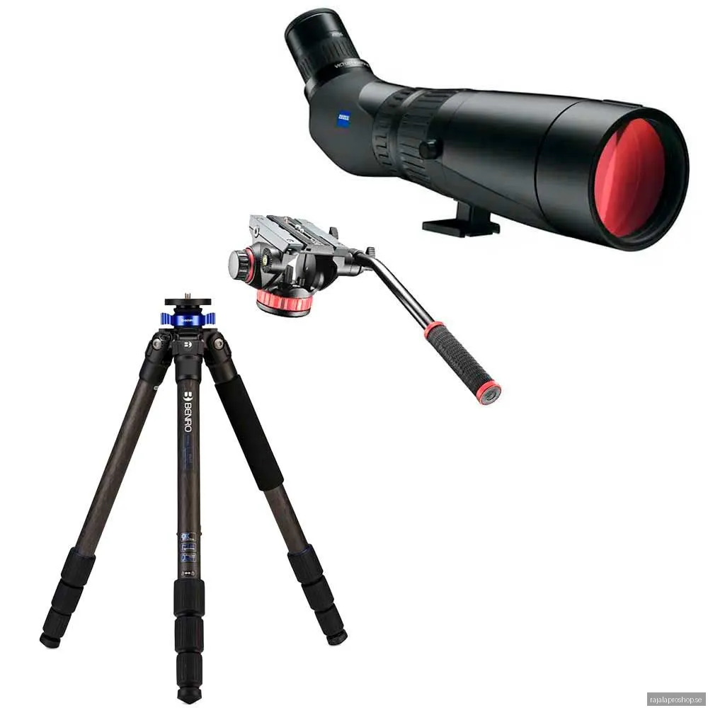 Zeiss Victory Harpia 85 + 22-65x + Benro TMA38CL Mach3 9X + MVH502AH