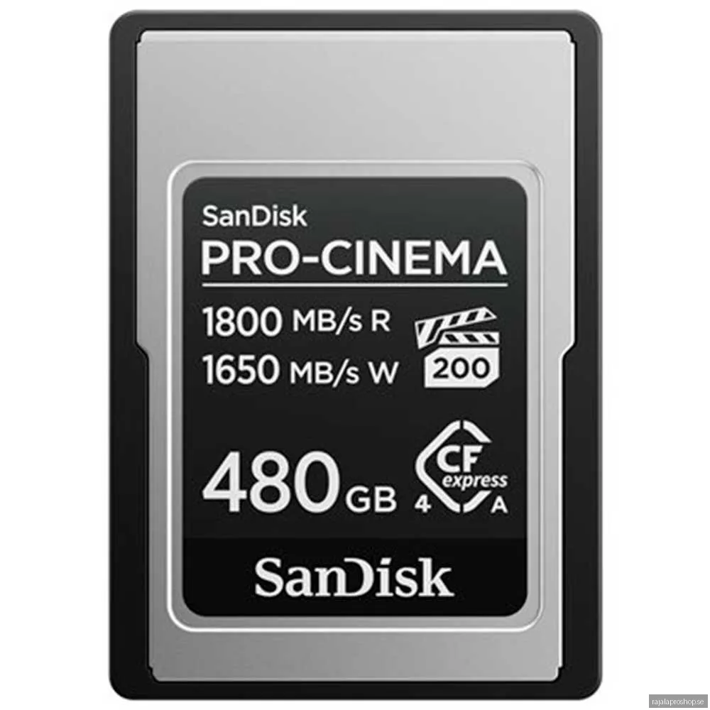 SANDISK PRO-CINEMA CFexpress - 1800MB/s - 480GB