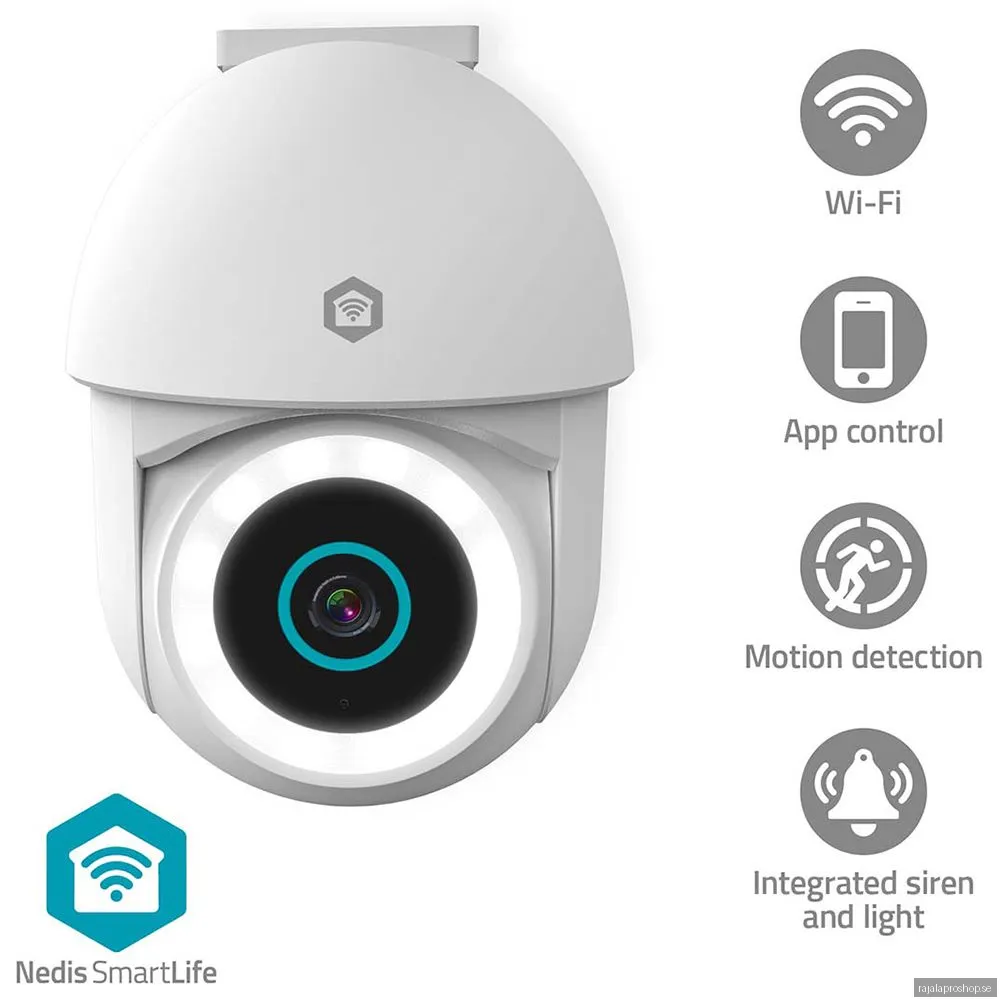 Nedis WIFICO22CWT Smartlife Outdoor övervakningskamera