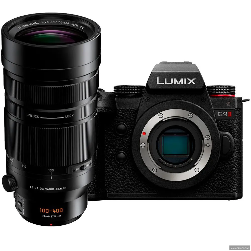 Panasonic Lumix DC-G9 II + 100-400/4-6.3 II Asph. OIS -systemkamera