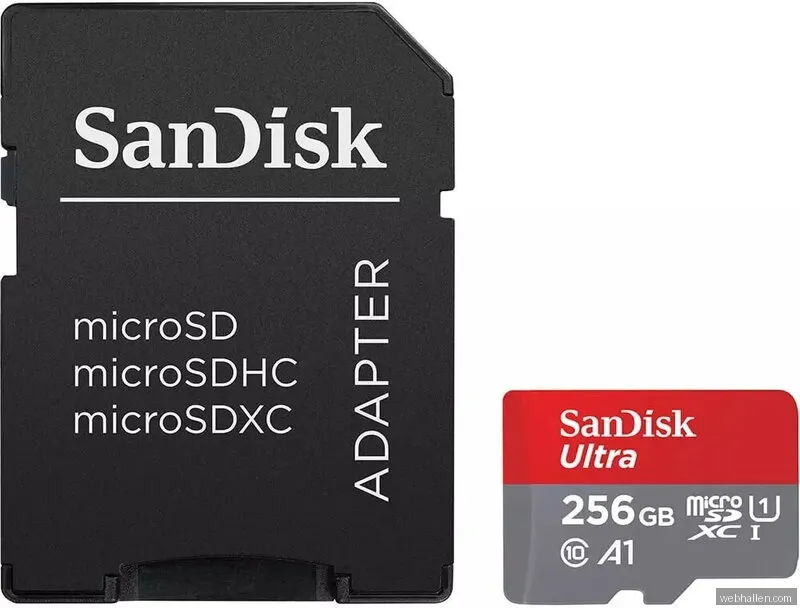SanDisk Ultra - Flash-minneskort (microSDXC till SD-adapter inkluderad)