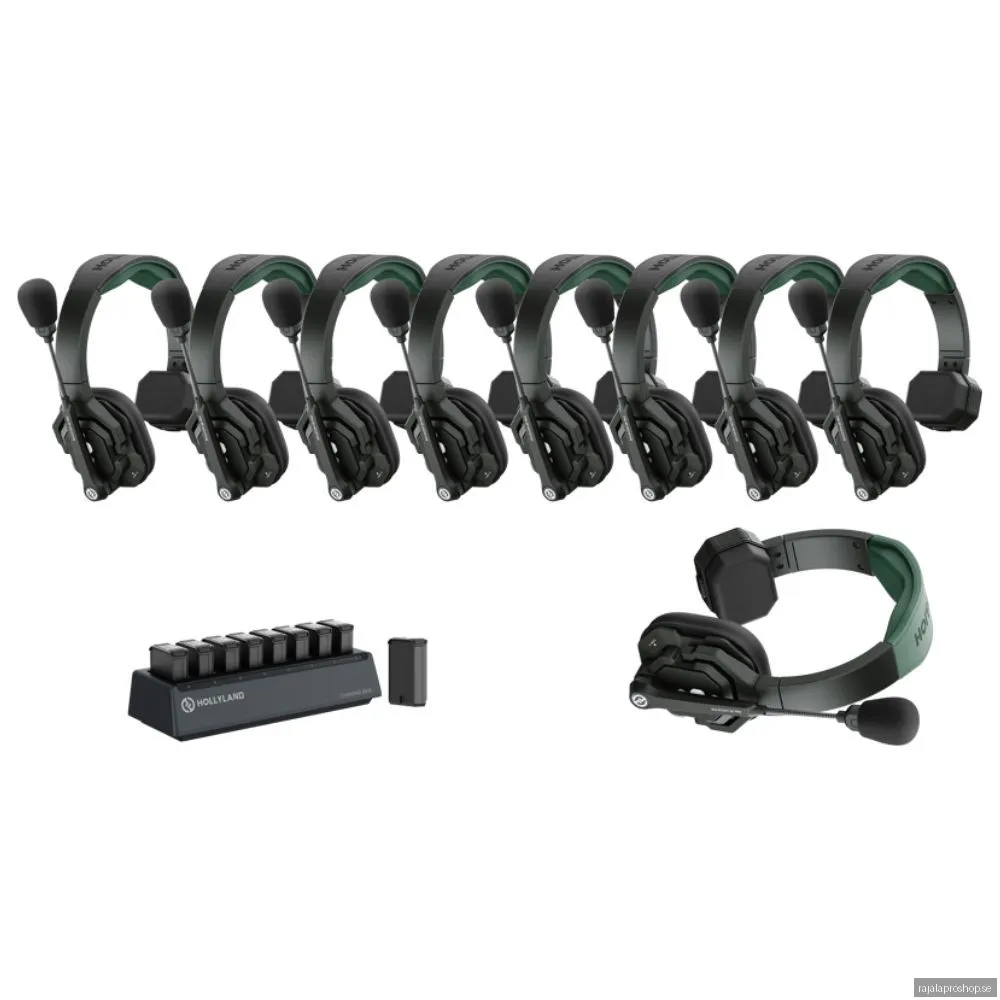 Hollyland Solidcom SE Pro 9-Person Wireless Headset Intercom System