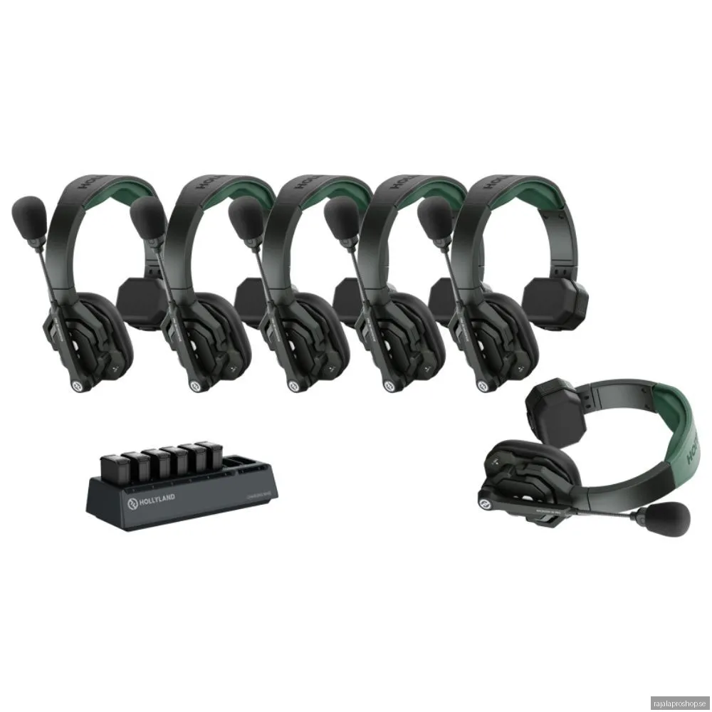 Hollyland Solidcom SE Pro 6-Person Wireless Headset Intercom System