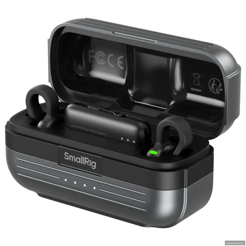 SmallRig 5717 S70-C2 Wireless Microphone with USB-C Adapter for Phones (Black)