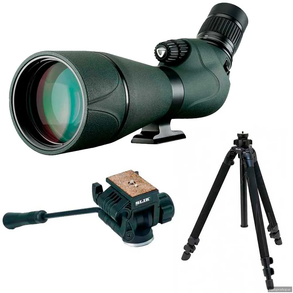 Vanguard VEO HD IV 82A + 25-60x + Slik Pro 400DX + 504QF II
