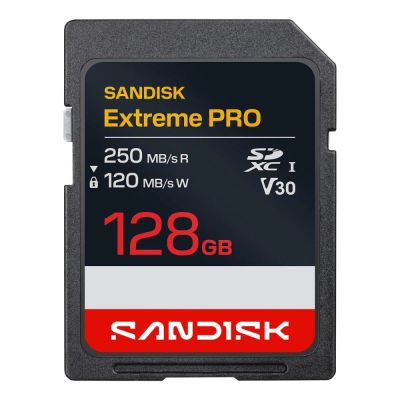 SANDISK Extreme PRO SD - 250MB/s - 128GB