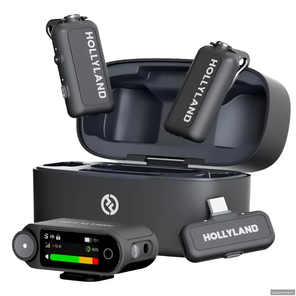 Hollyland LARK MAX 2 Combo Wireless Microphone System (camera/mobile)