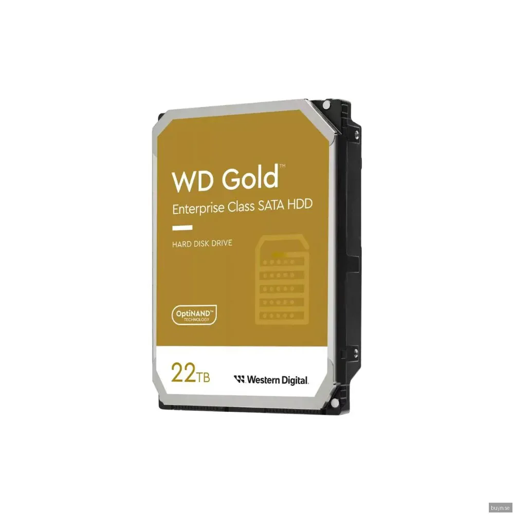 WD Gold - 22TB - Hårddisk - WD221KRYZ - SATA-600 - 3,5"
