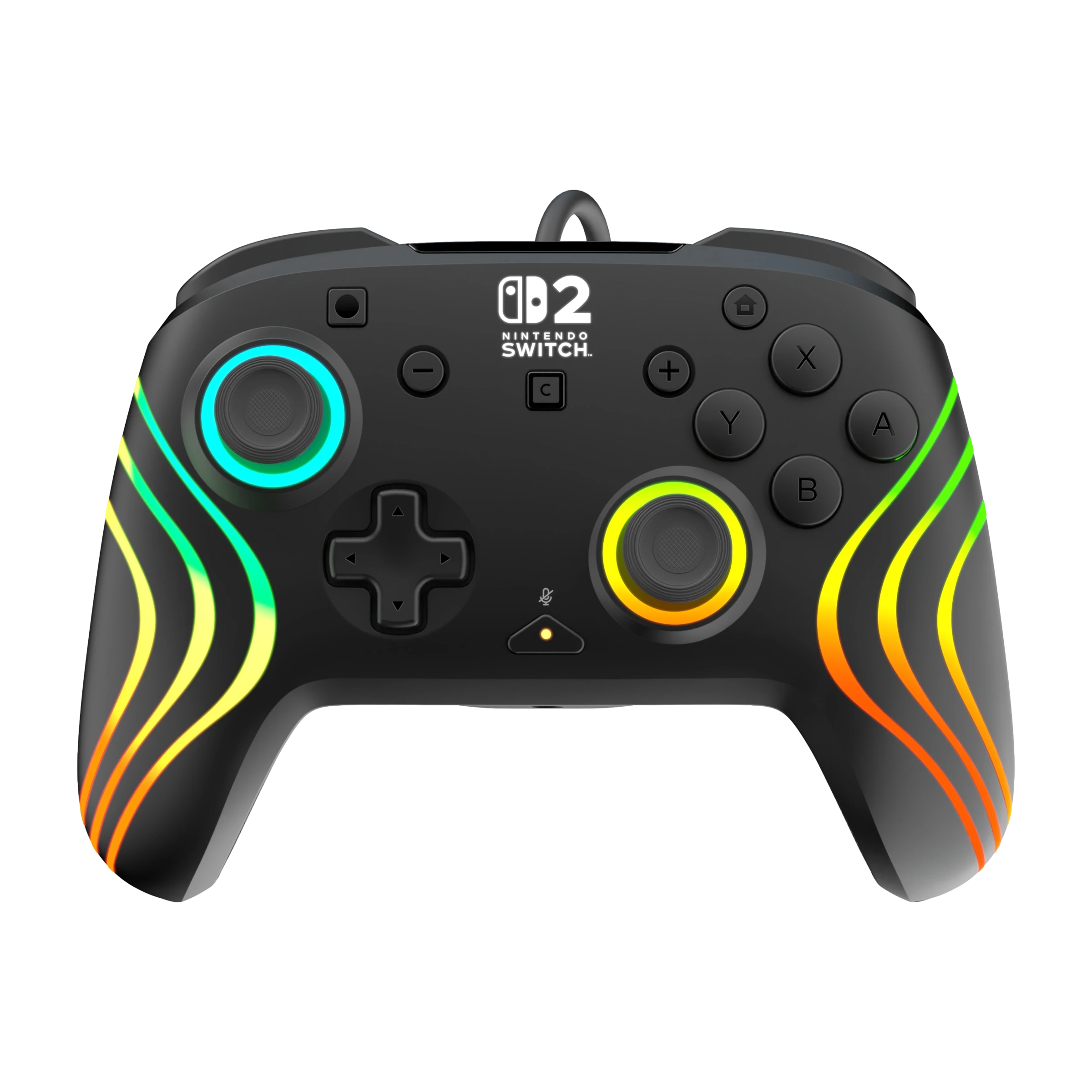 Turtle Beach Afterglow Wave - Black - Wired Controller - Nintendo Switch 2