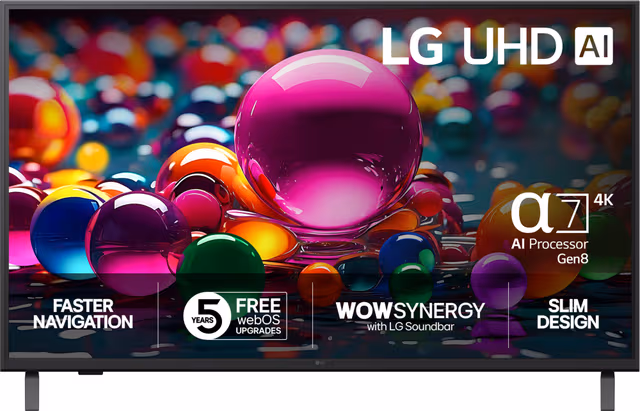 LG 43" TV LED 4K 43UA75006LA UA75 Series - LED-backlit LCD - UHD AI