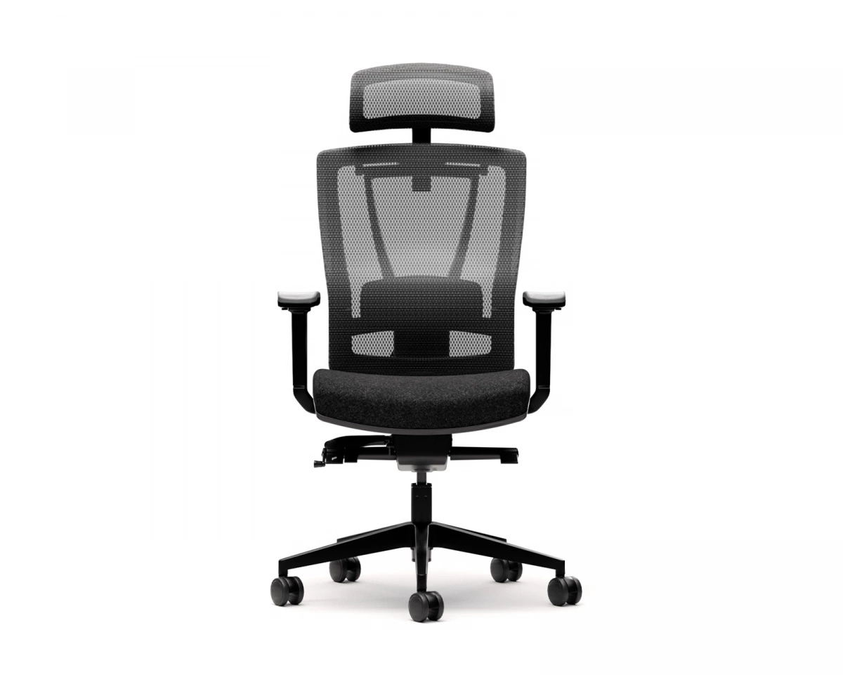 MaxMount Nexus Premium Kontorsstol - Svart
