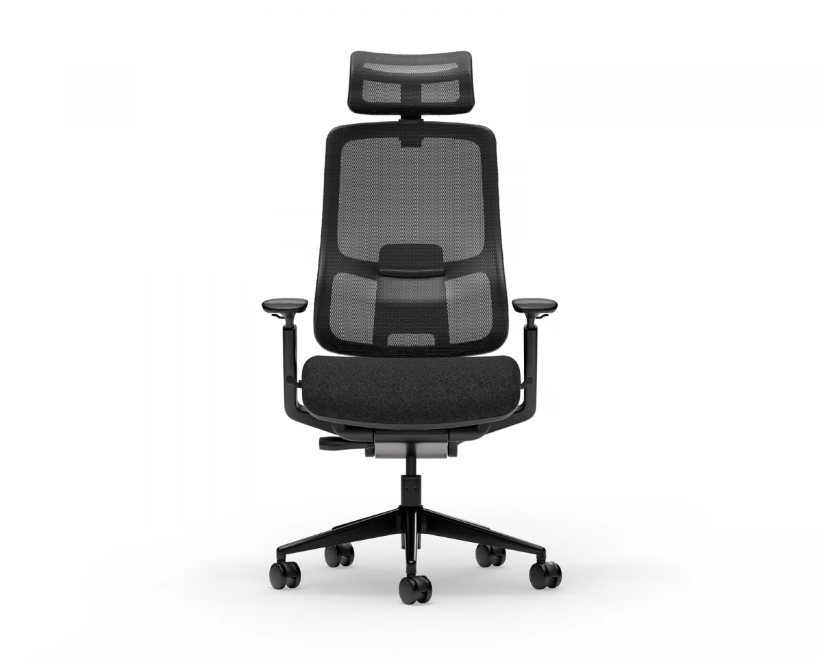 MaxMount NeoXL Ergonomisk Kontorsstol – Svart