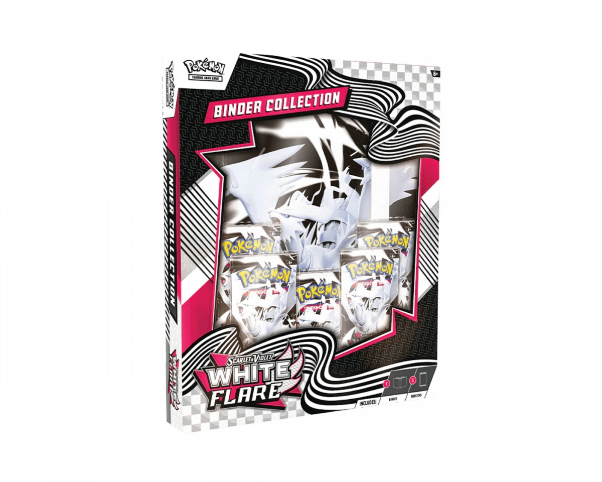 Pokemon TCG Scarlet & Violet 10.5 White Flare Binder Collection