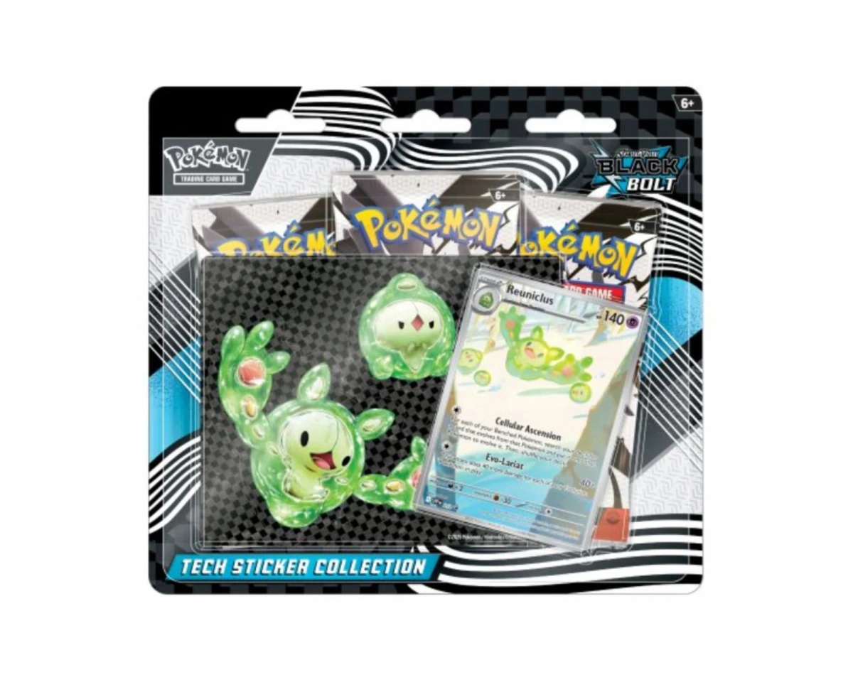 Pokemon TCG Scarlet & Violet 10.5 Black Bolt Tech Sticker Collection