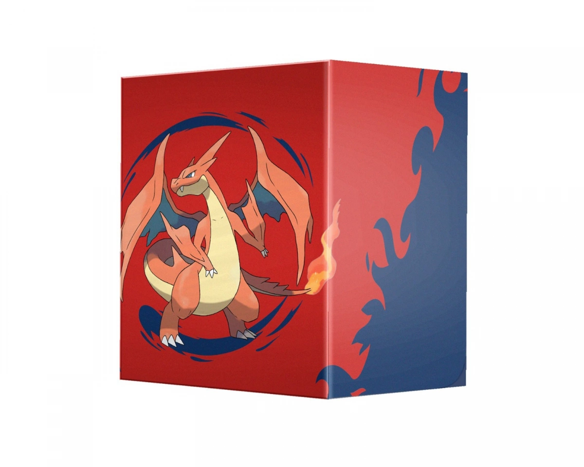 Pokémon Deck Box Mega Charizard X Röd