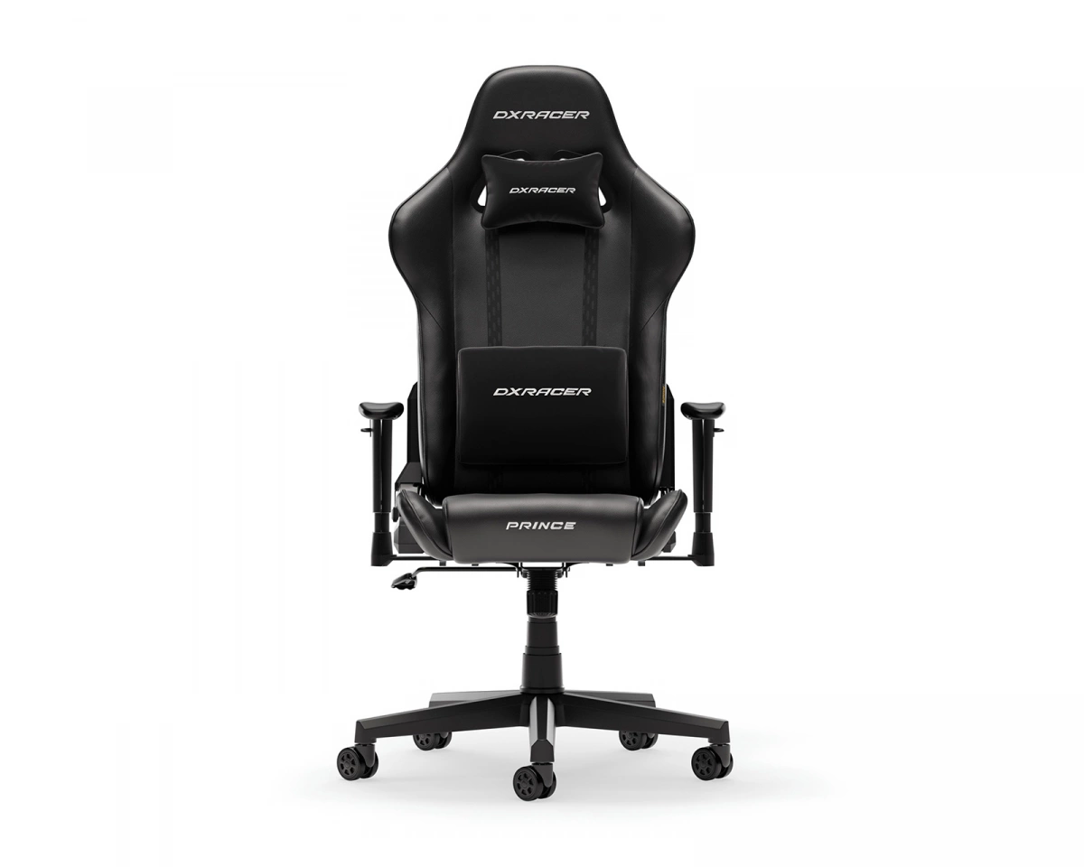DXRacer PRINCE Gamingstol Svart PVC Läder L