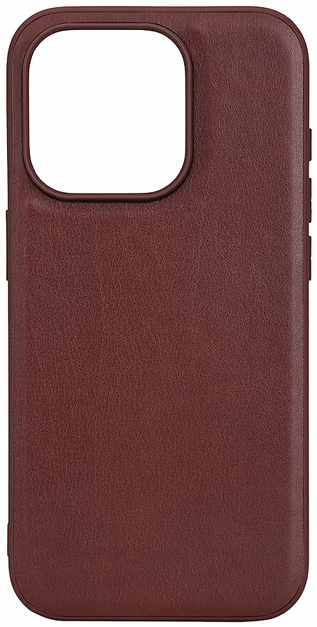 BUFFALO Back cover PU MagSeries iPhone 15 Pro Brown