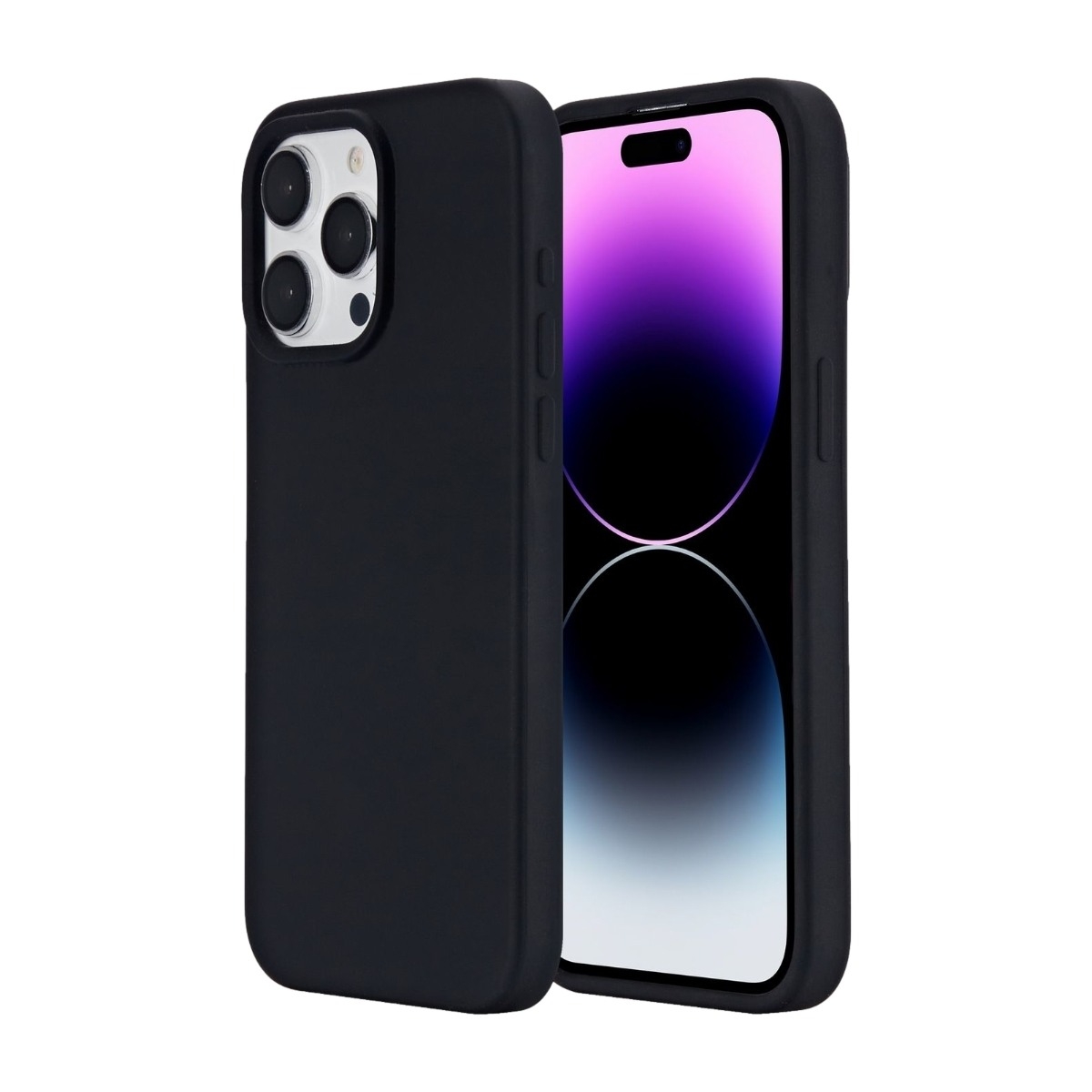 eSTUFF iPhone 15 Pro Max INFINITE ROME silikonskal, svart