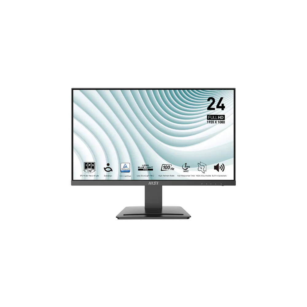 24" MSI PRO MP243X - 1920x1080 (FHD) - 100Hz - IPS