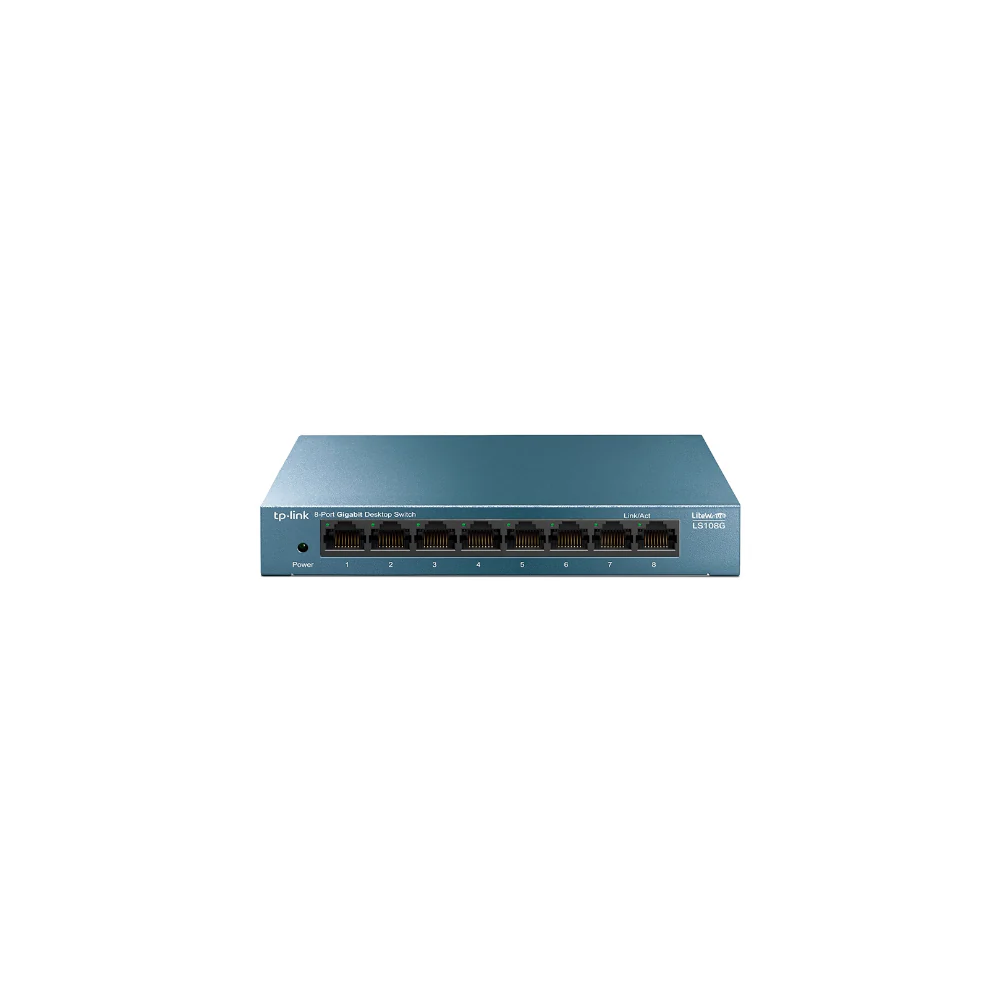 TP-Link TL-LS108G 8-Port 10/100/1000Mbps Desktop Switch