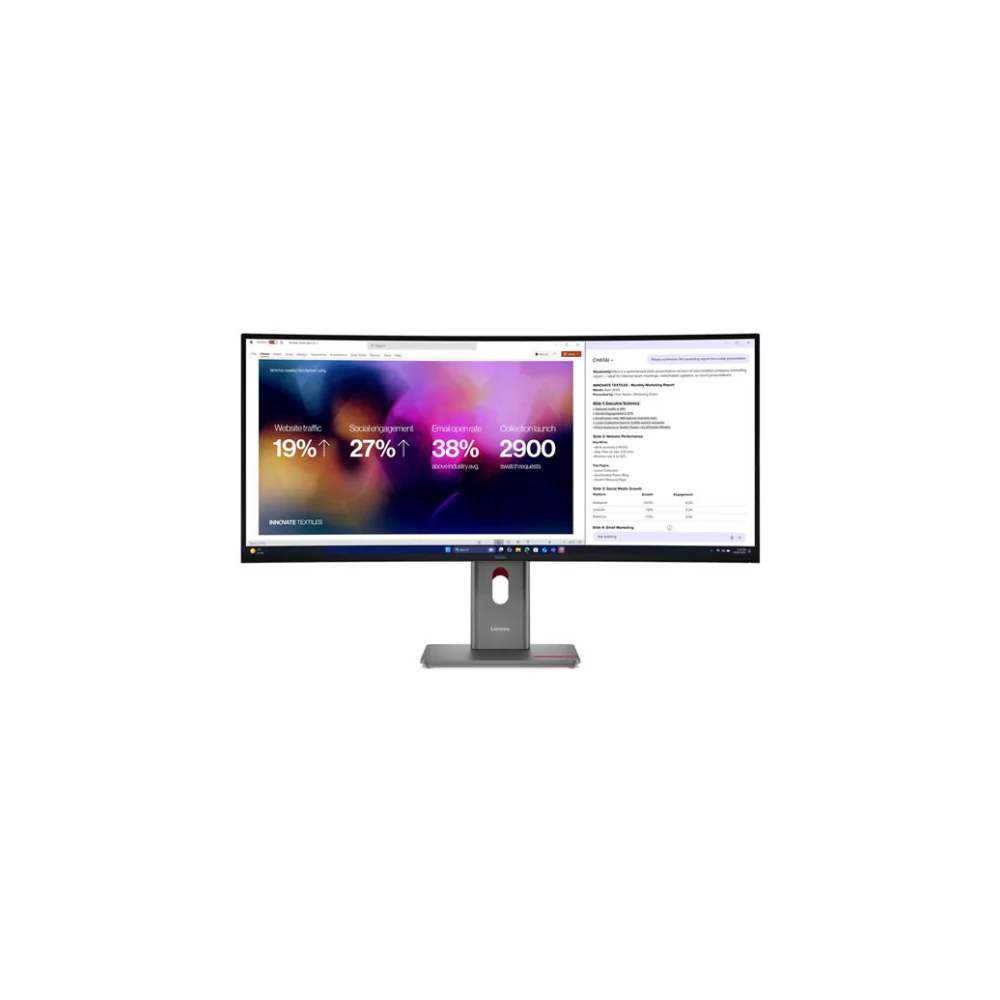 Lenovo ThinkVision P40WD-40 40" - Böjd Ultrawide 5120x2160 IPS 120Hz