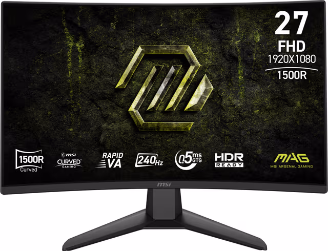 27" MSI MAG 274CF X24 - LED monitor - curved - Full HD (1080p) - 27"