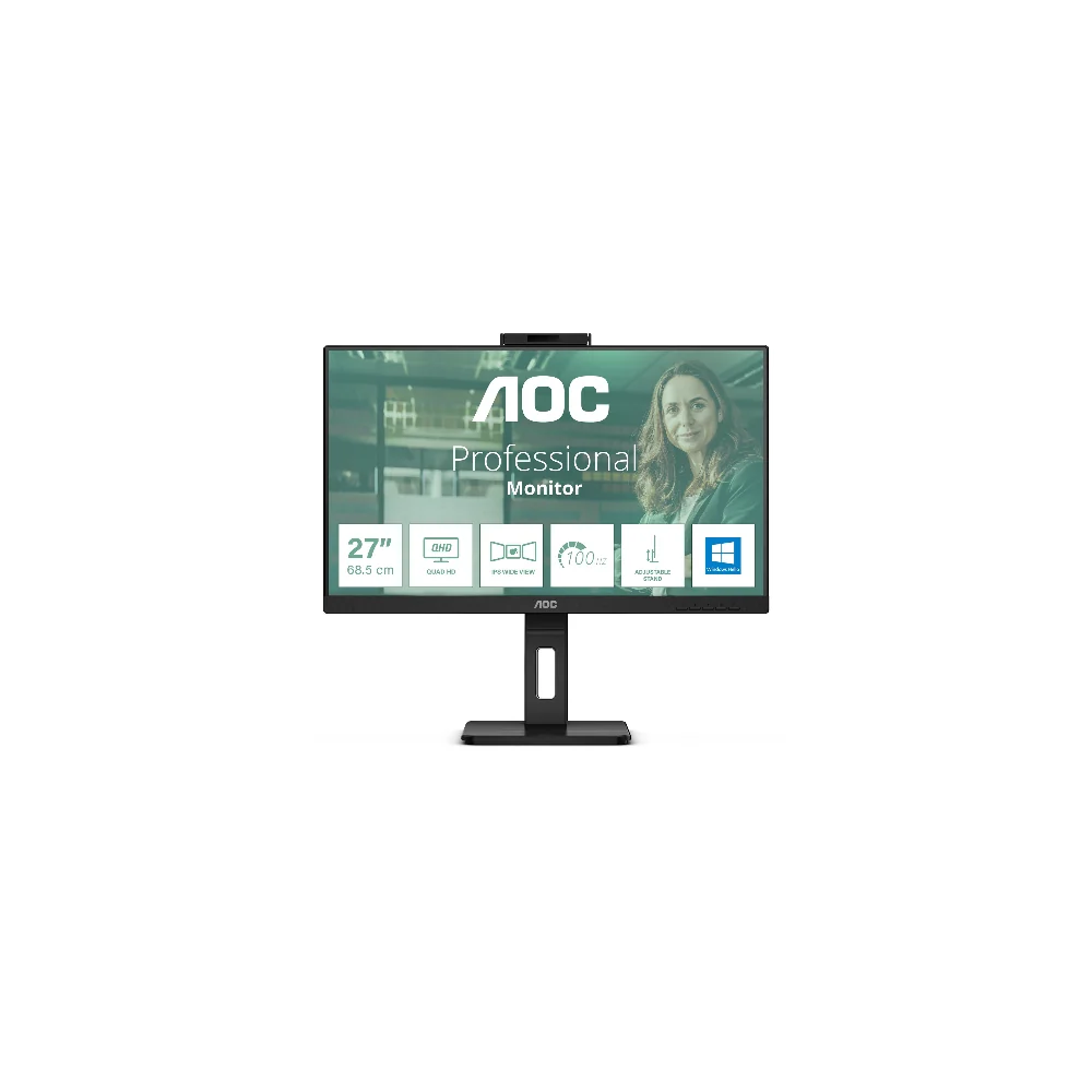 27" AOC Pro-line Q27P3CW - 2560x1440 (QHD) - 75Hz - IPS - 65W USB-C