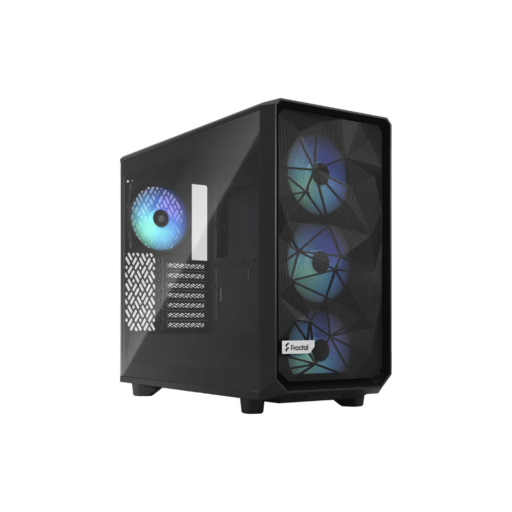 Fractal Design Meshify 2 Lite RGB - Black TG Light Tint - Chassi - Miditower - Svart