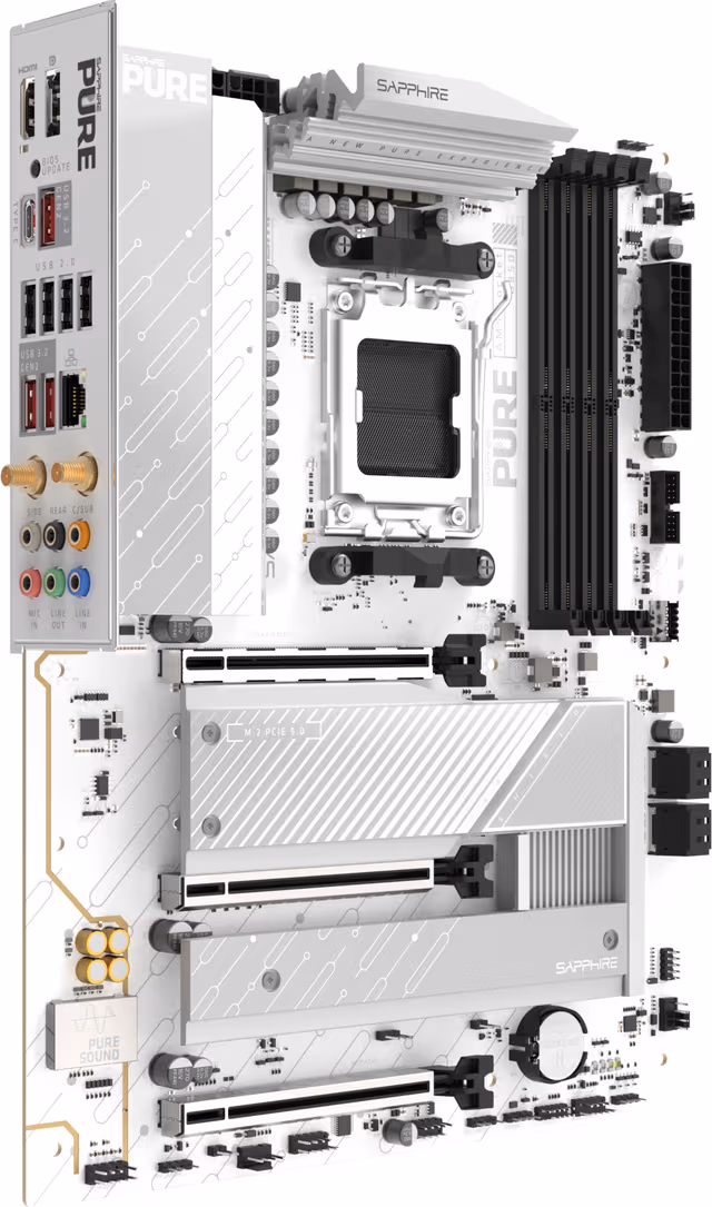 Sapphire Pure B850A WIFI7 moderkort