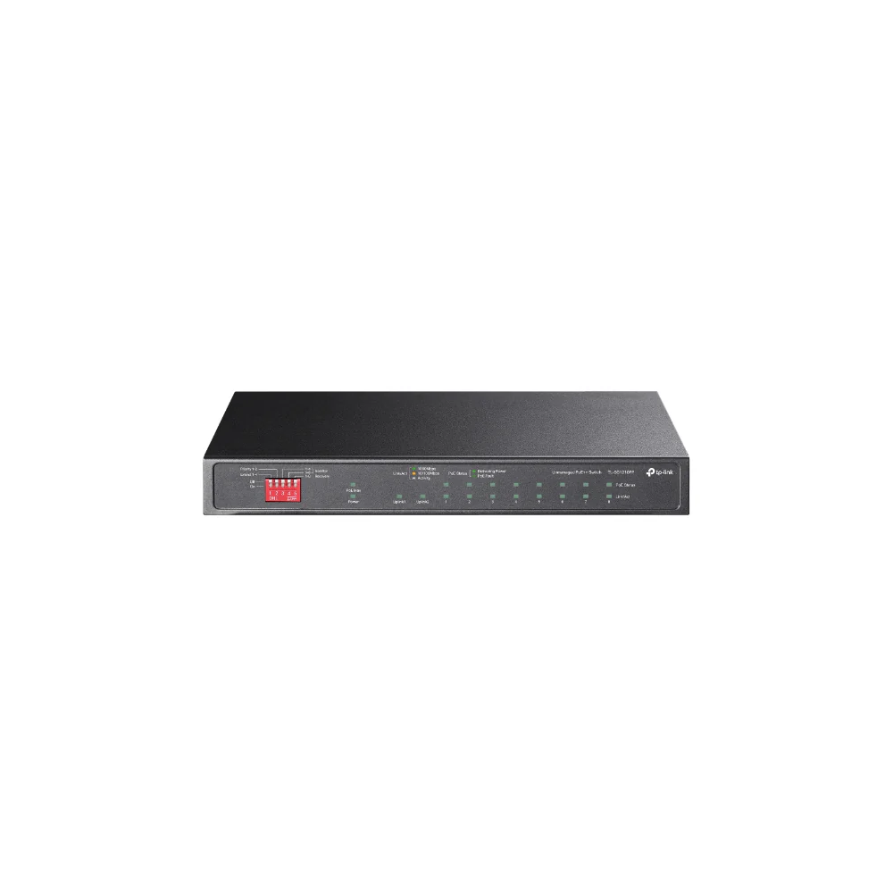 TP-Link TL-SG1210PP 10-Port Gigabit Desktop Switch med 6-Port PoE+ and 2-Port PoE++