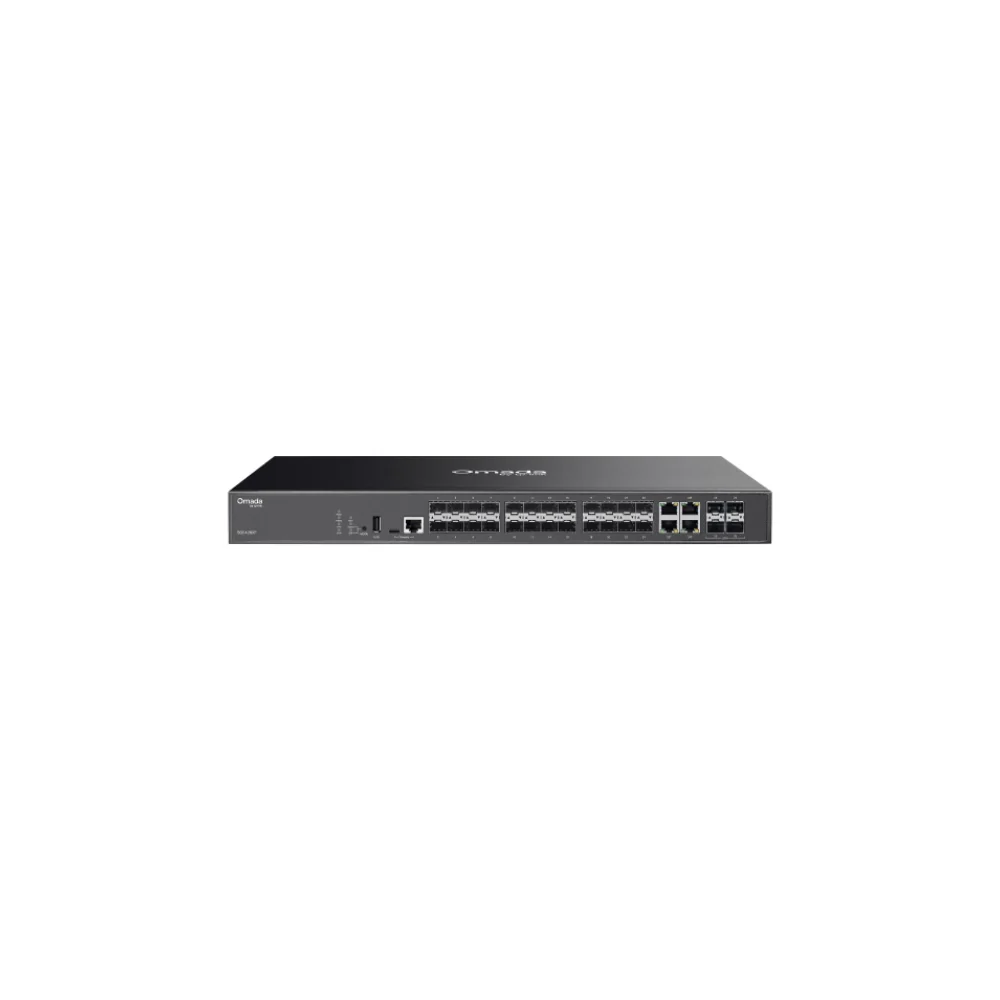 TP-Link SG5428XF Omada 24-Port SFP Stackable Lite L3 Managed Switch med 4× 10G Slots