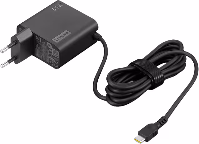 Lenovo - USB-C power adapter - 65 Watt